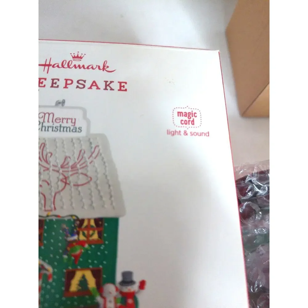 Hallmark Keepsake 2017 Deck the House Colorway Ornament Box Cord
